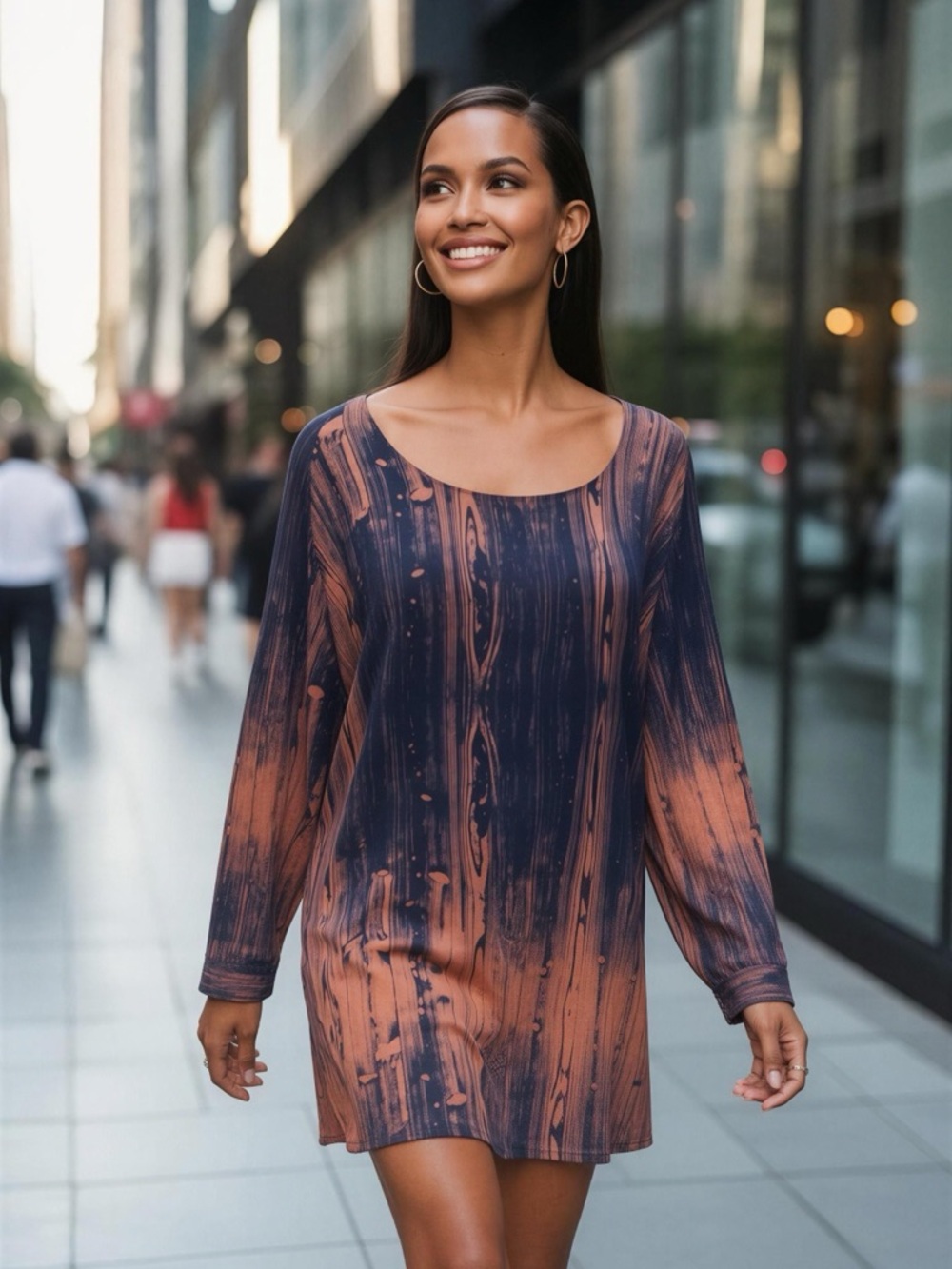 Anthropologie H FREDRIKSSON DESIGNER BARK Dress 100% SILK Sheath Party oversized